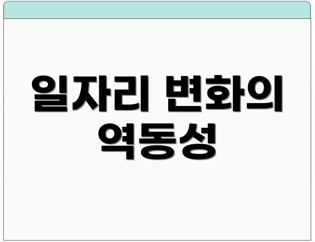 일자리 변화의 역동성