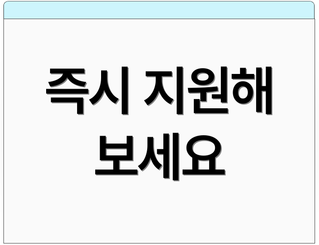 즉시 지원해 보세요