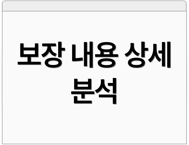 보장 내용 상세 분석