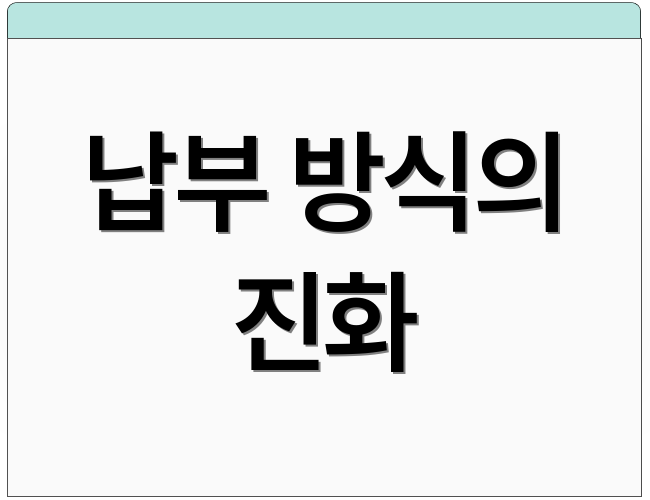 납부 방식의 진화