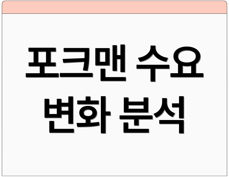 포크맨 수요 변화 분석