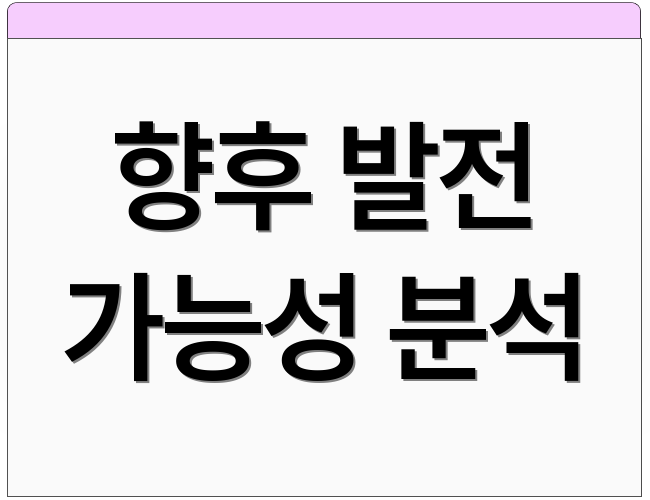 향후 발전 가능성 분석